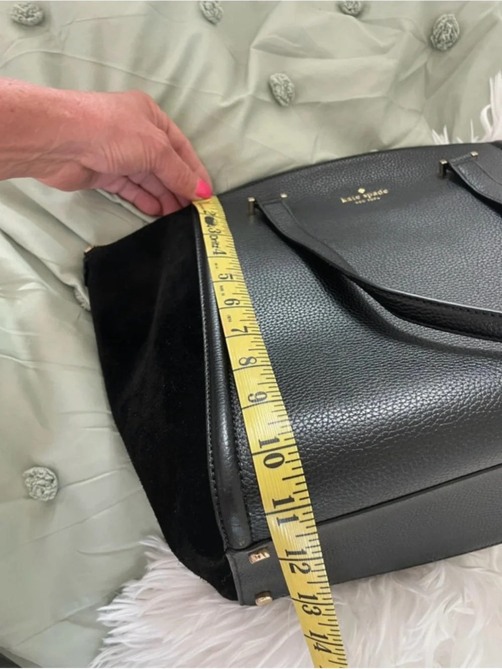 Kate Spade Lewis Drive Alanie tote bag with Suede Two-Tone Tote